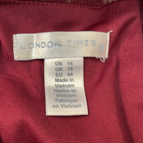 London Times Cathedral Lace Sheath Dress - Picture 7 of 12